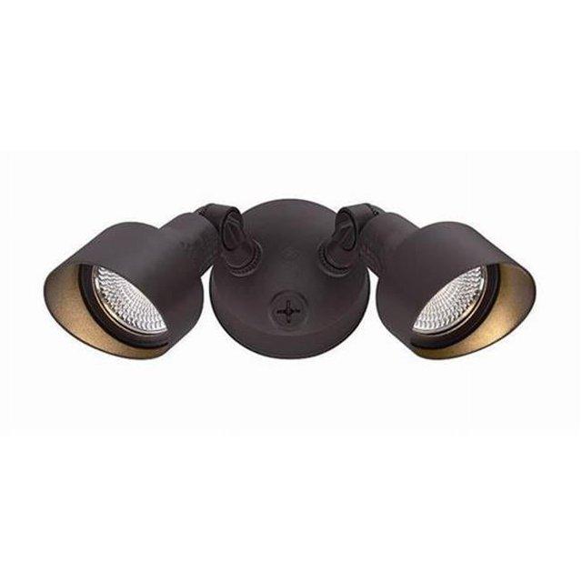 Acclaim Lighting LFL2ABZ 2-Light Architectural Bronze Integrated LED Adjustable Head Floodlight
