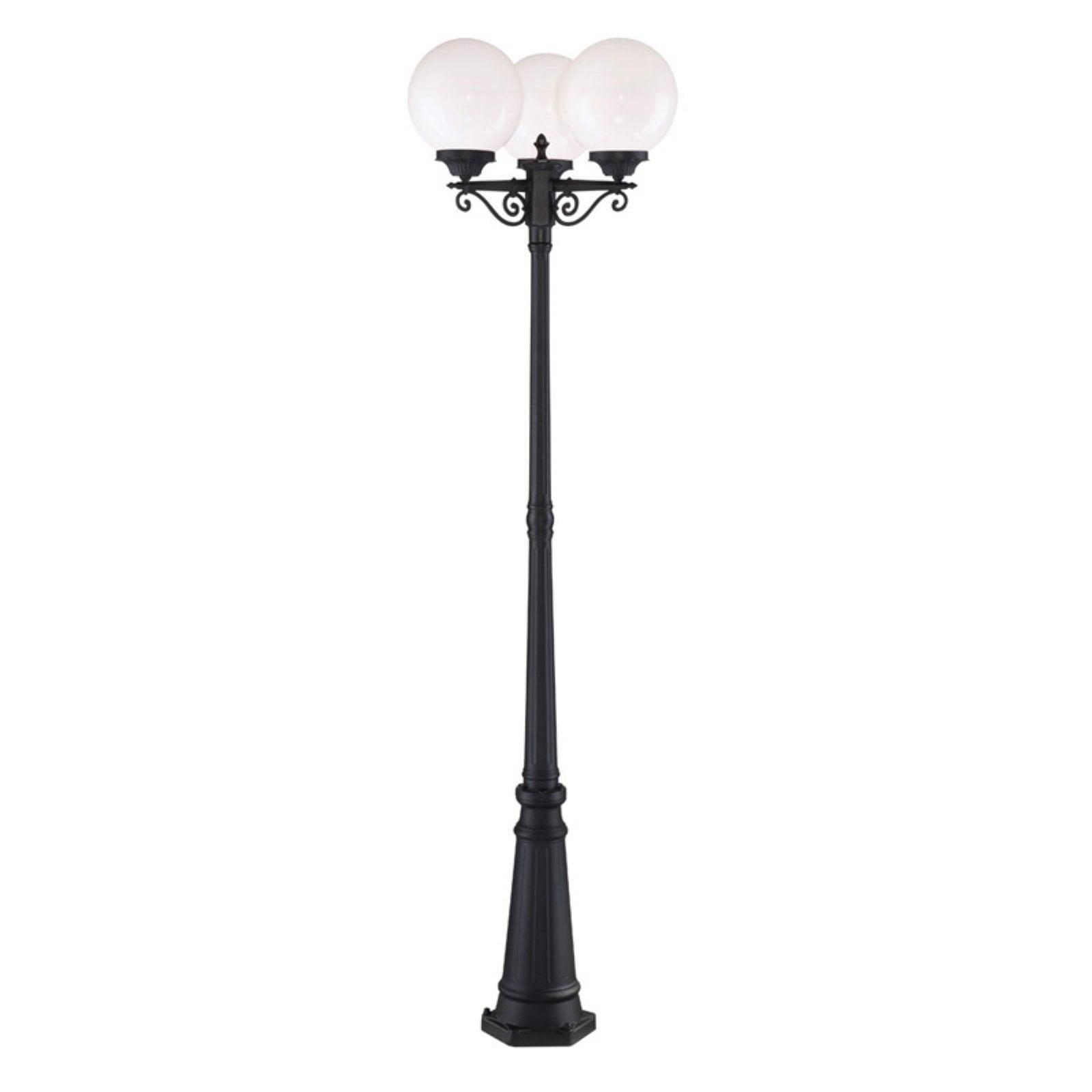 Acclaim Lighting Post Light,3 Light Matte Black 5269BK/WH