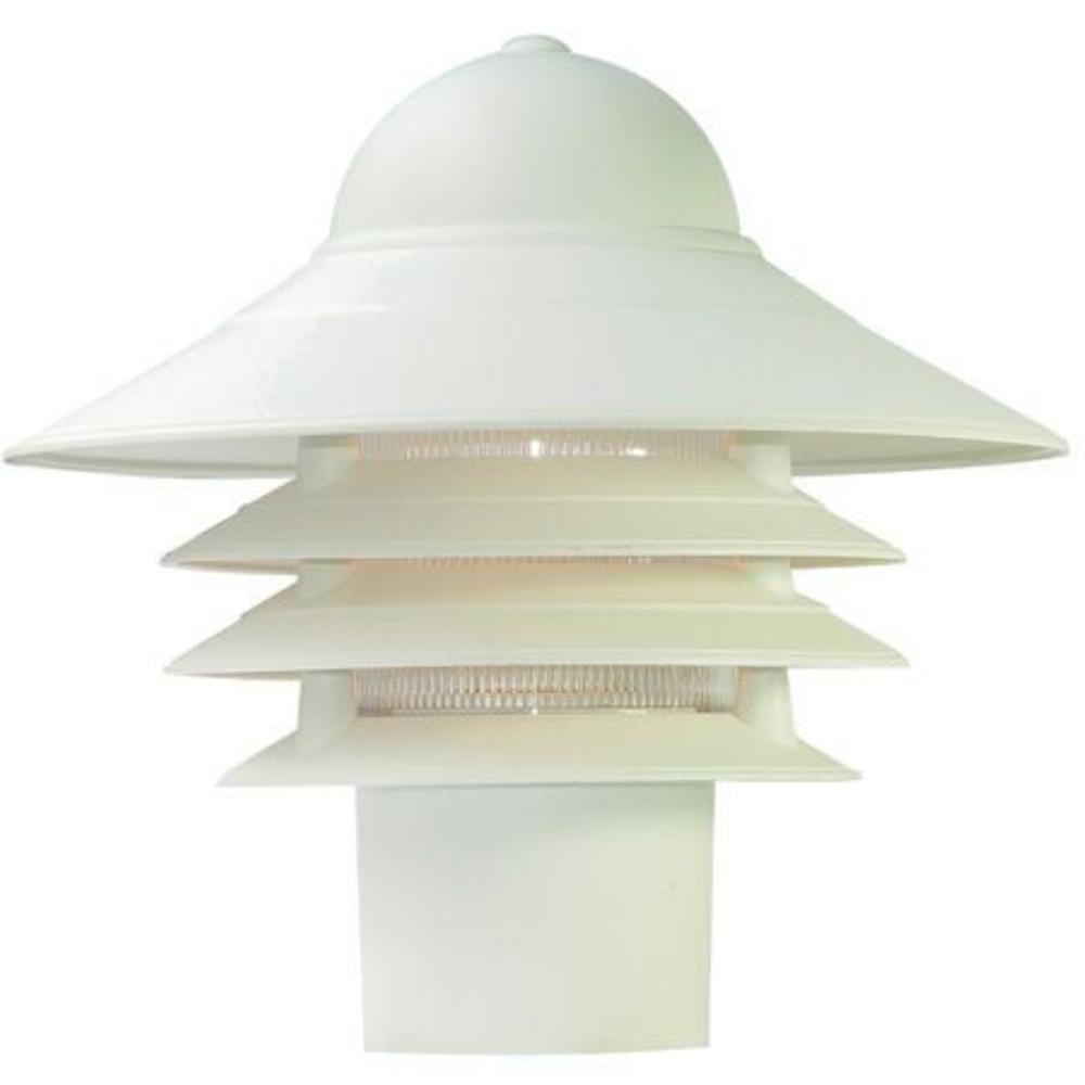 Acclaim Lighting Post Mount Light,1-Light,Textured White 87TW