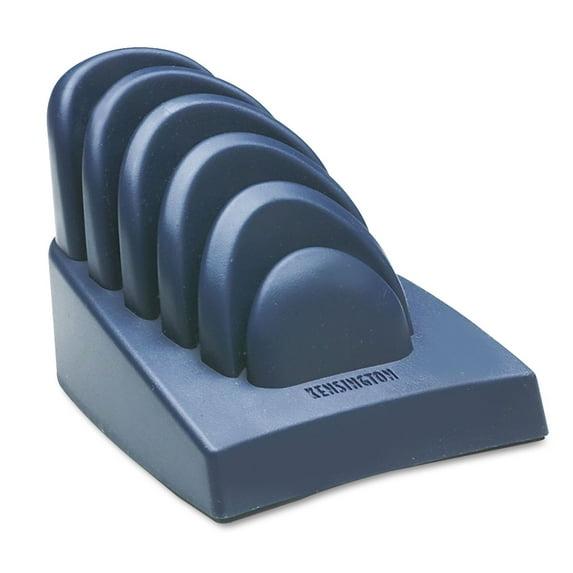 Kensington InSight Priority Puck Five-Slot Desktop Copyholder Plastic Dark Blue/Gray 62061