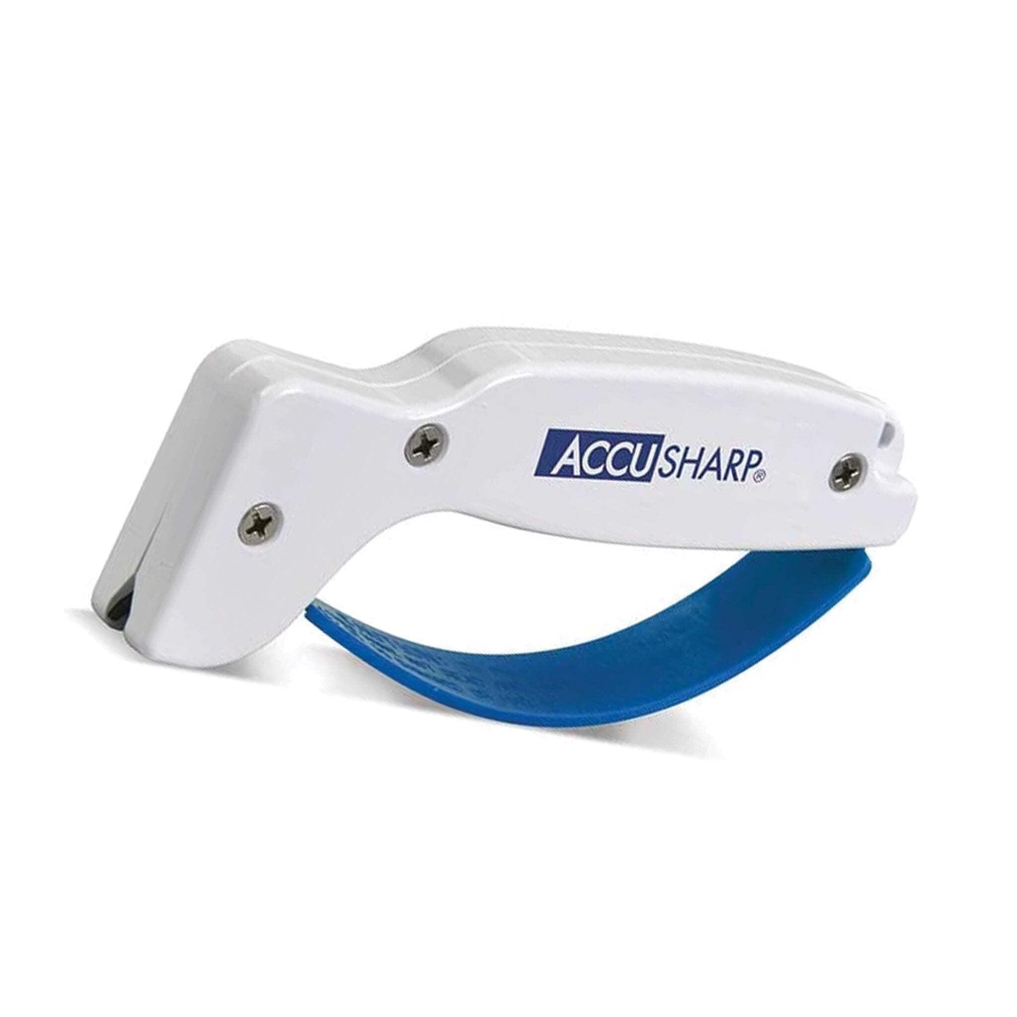 AccuSharp White and Blue Ergonomic Knife Sharpener