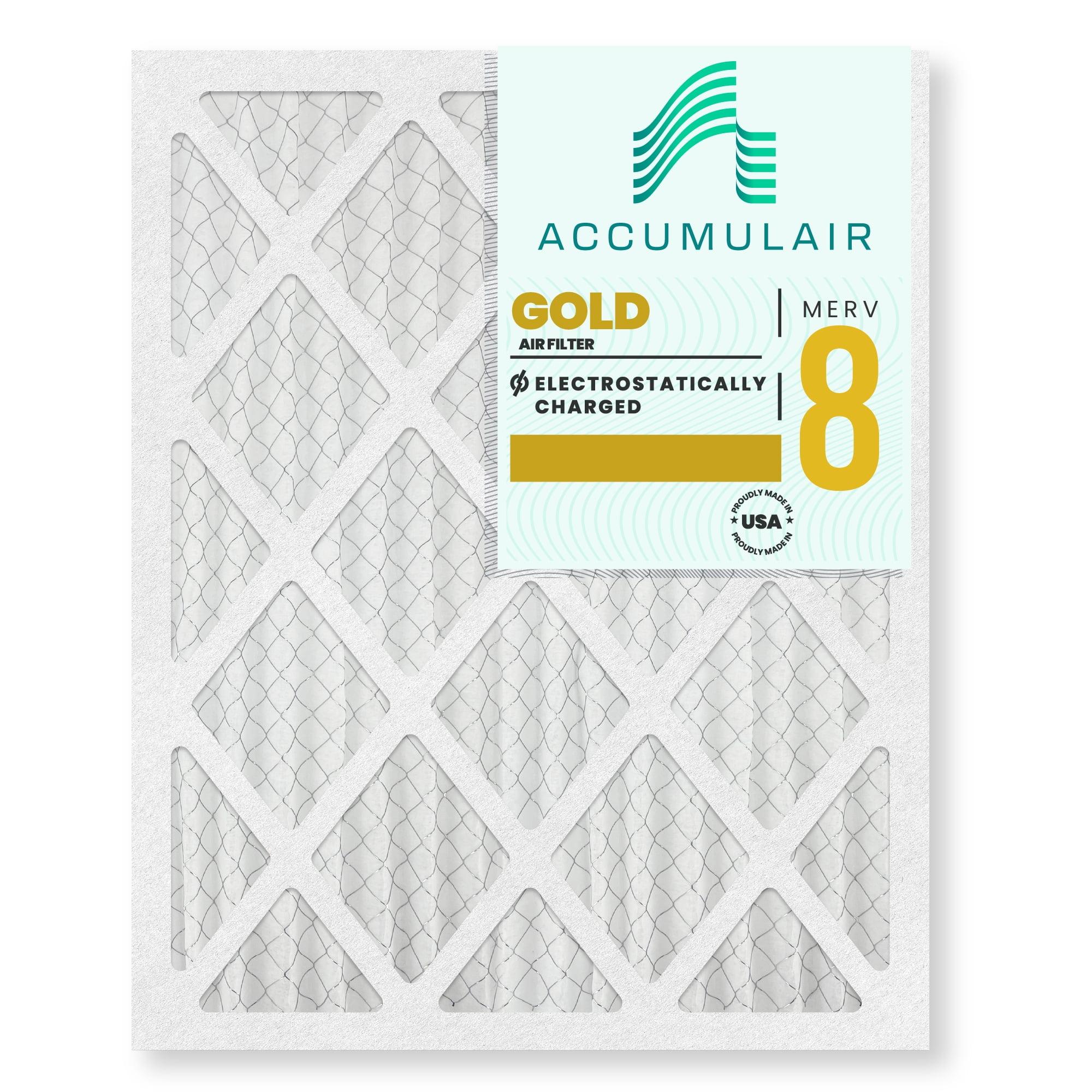 Accumulair Universal Air Filter for Air Conditioner (Set of 4)