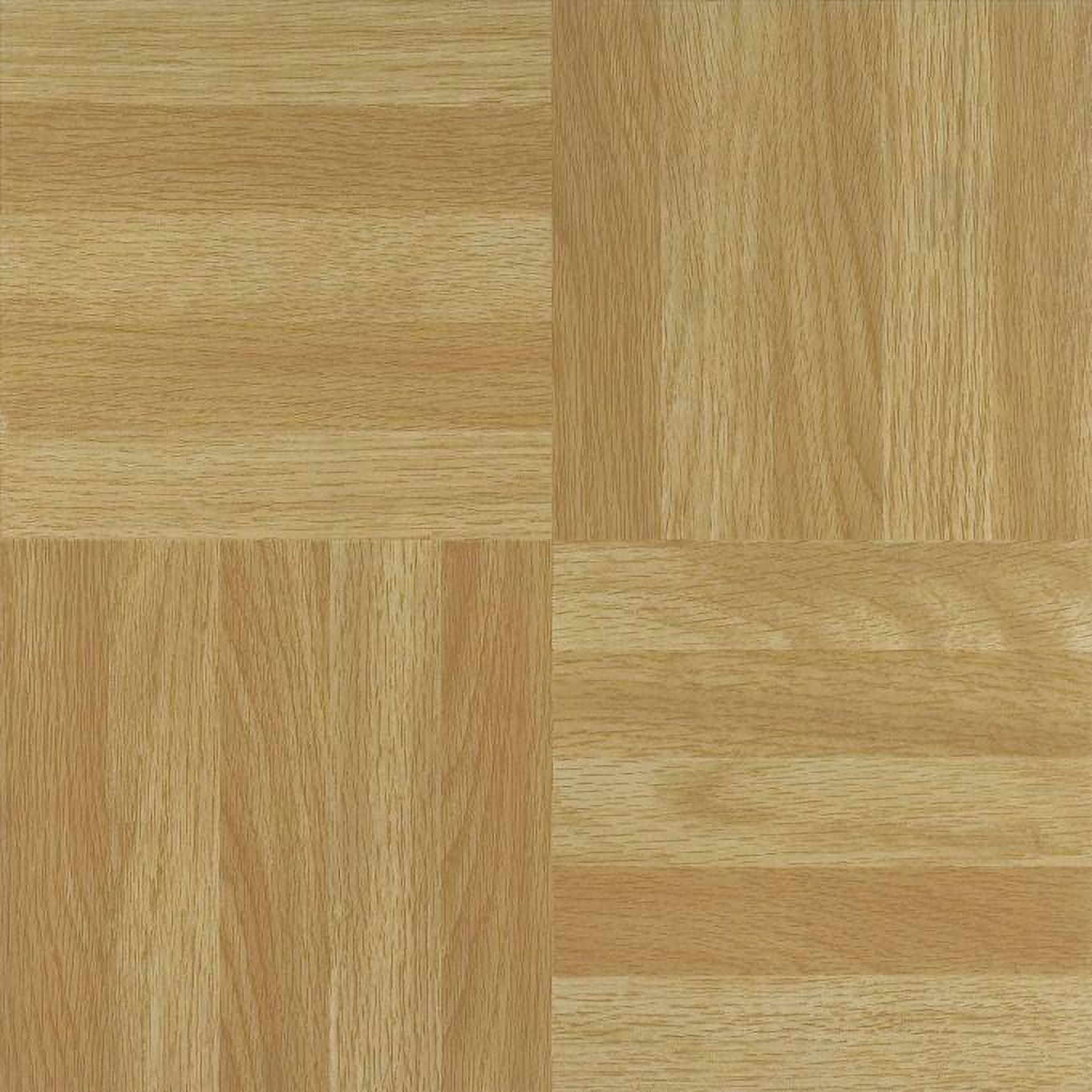 Light Oak 12'' x 12'' Self-Adhesive Vinyl Floor Tiles