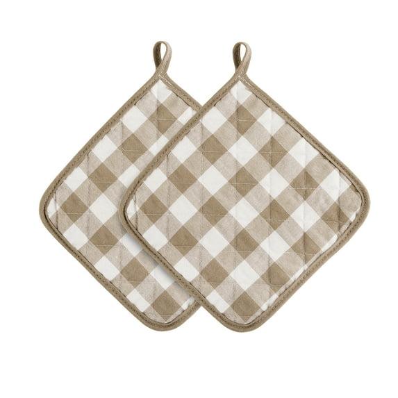 Achim Importing Co Achim Importing Co Checkered Cotton Potholder Set (Set of 2)