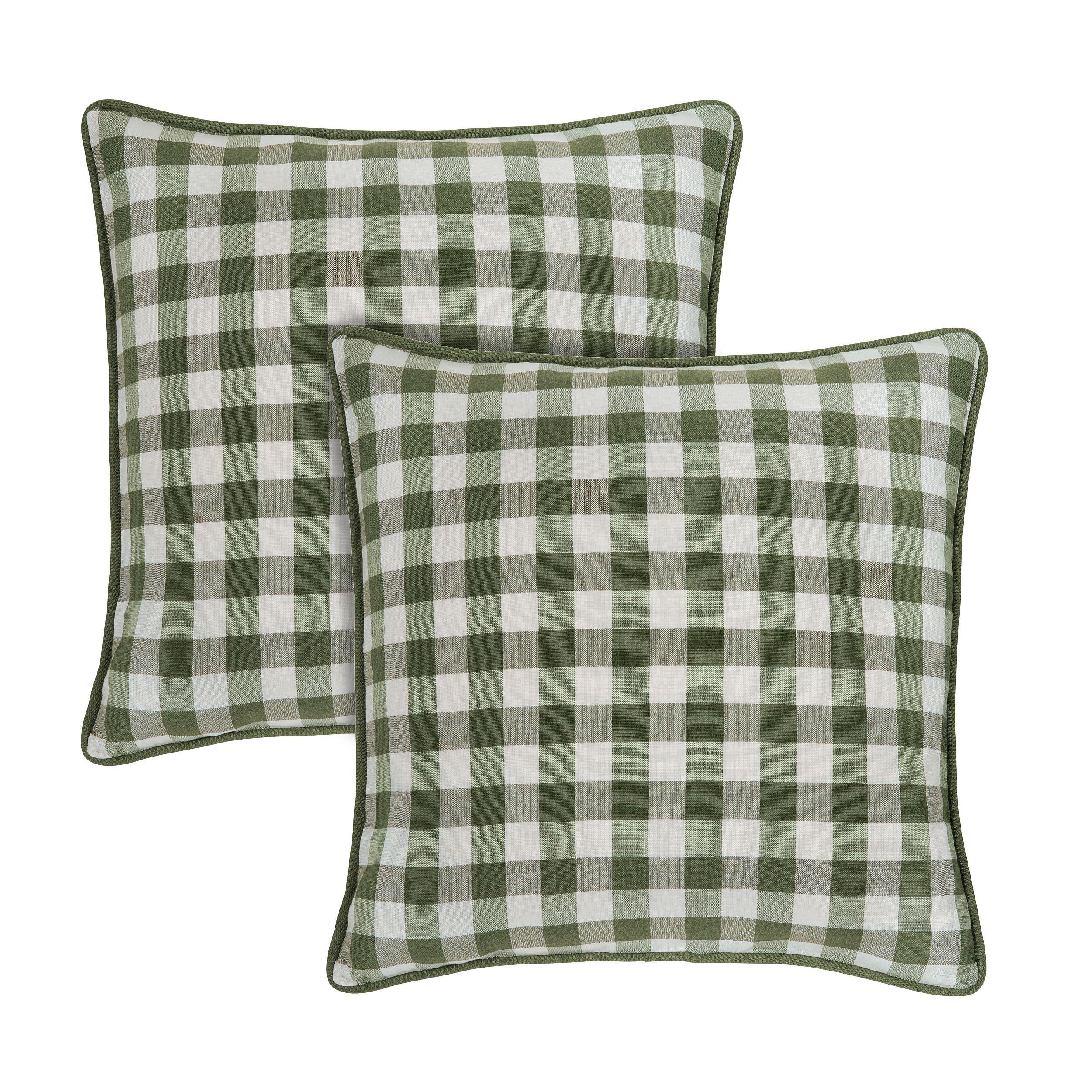 Buffalo Check Checkered Reversible Throw Pillow