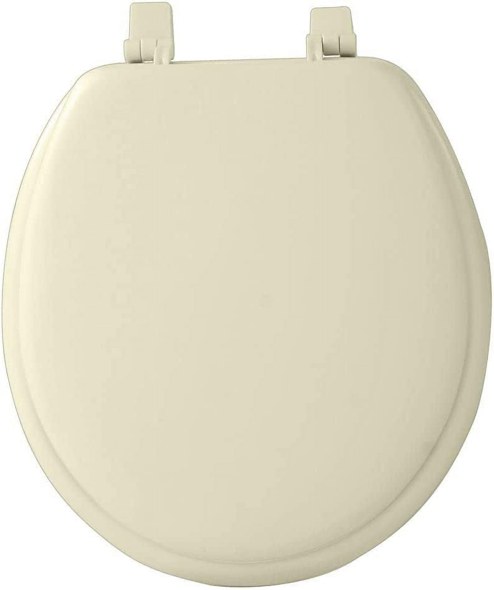 Fantasia 17 Inch Bone Soft Vinyl Toilet Seat