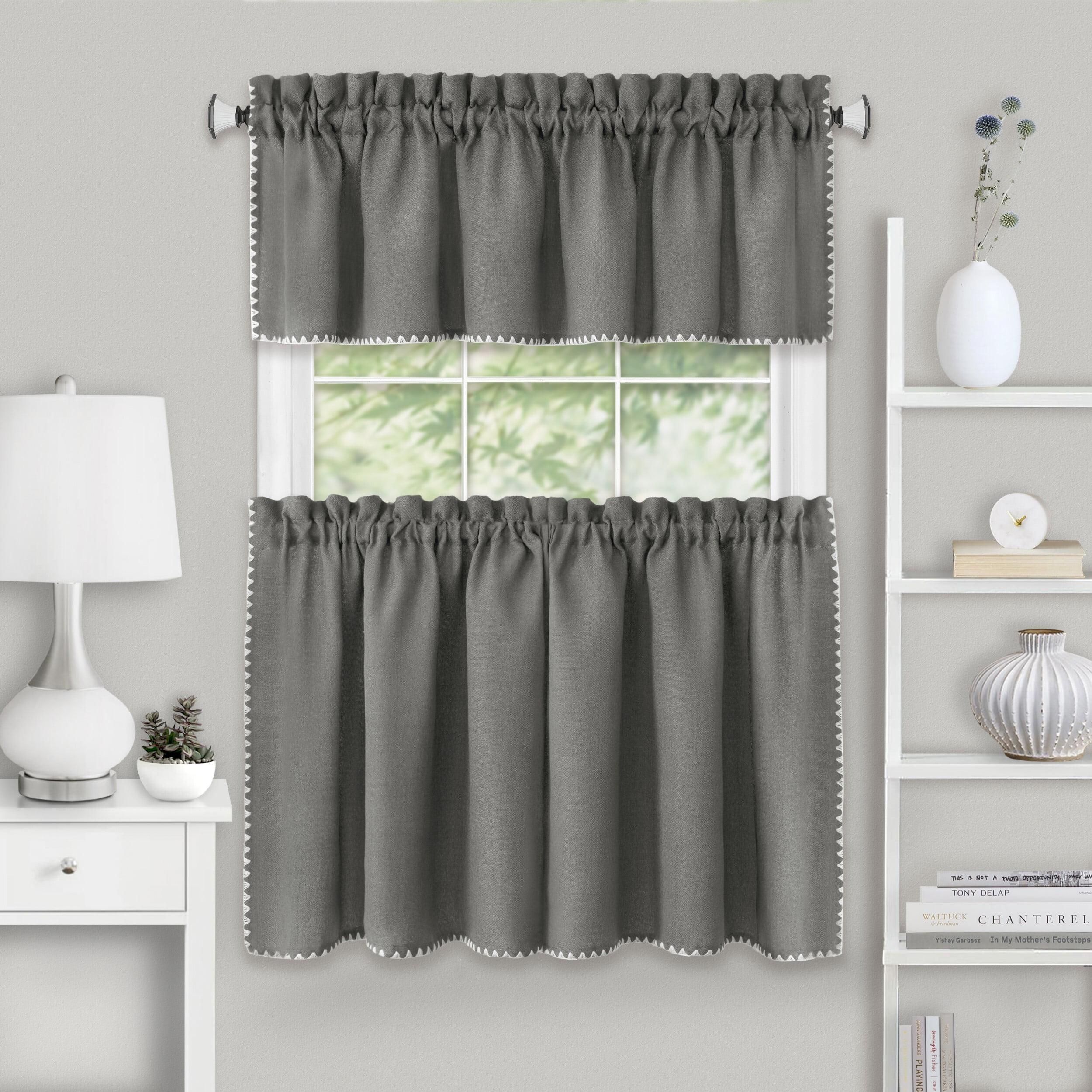 Achim Importing Co Tailored 58'' W Kitchen Curtain