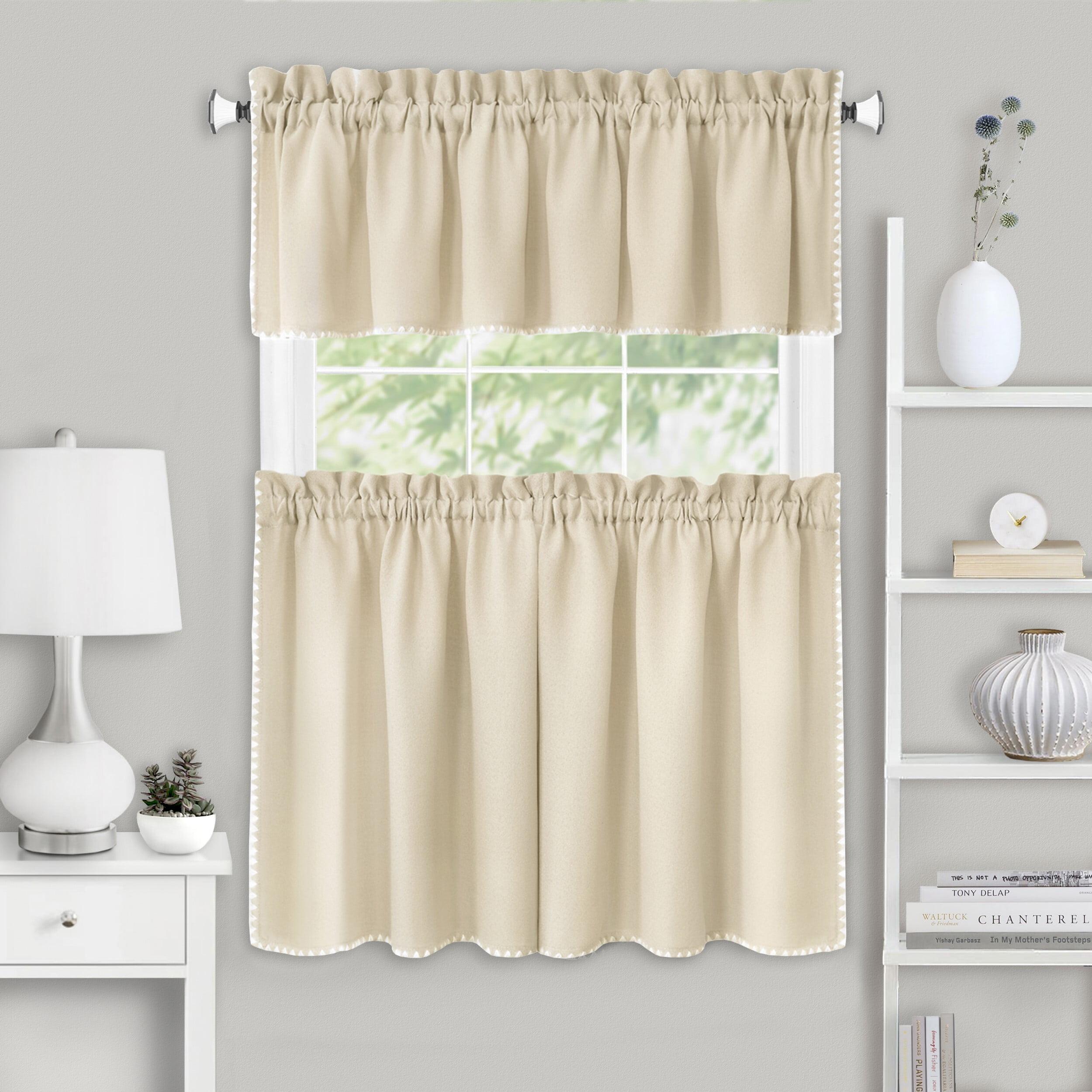 Achim Importing Co Tailored 58'' W Kitchen Curtain