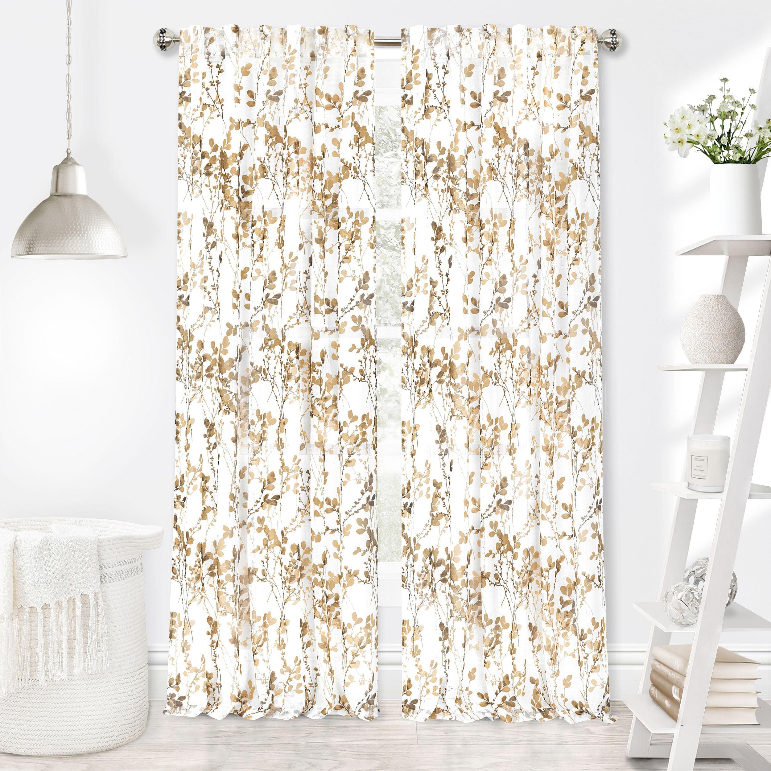 Molineux Polyester Semi Sheer Curtain Panel