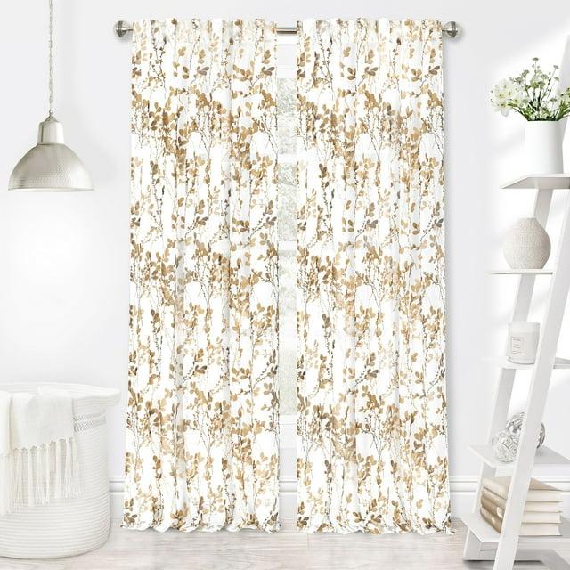 Red Barrel Studio® Molineux Polyester Semi Sheer Curtain Single Panel
