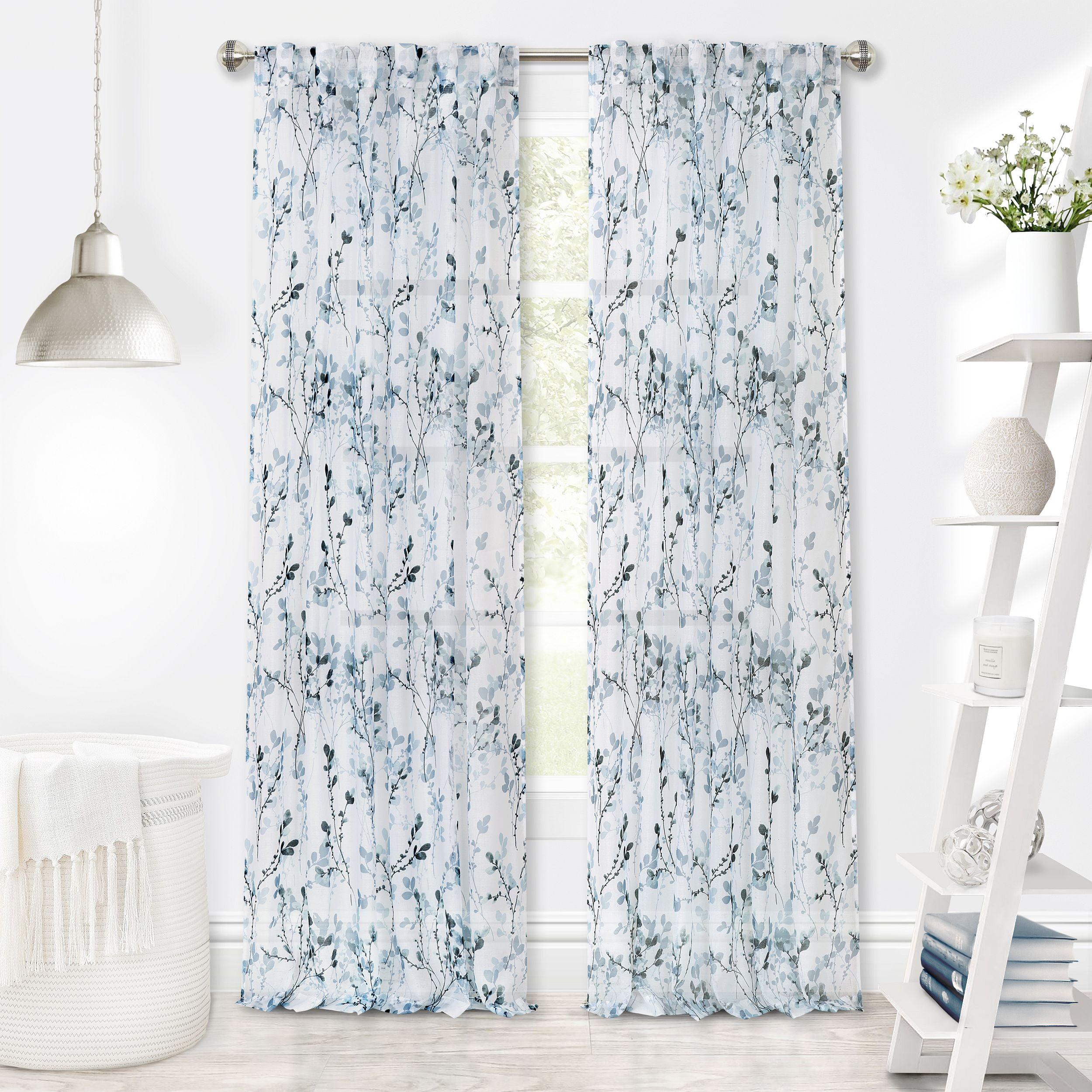 Red Barrel Studio® Molineux Polyester Semi Sheer Curtain Single Panel