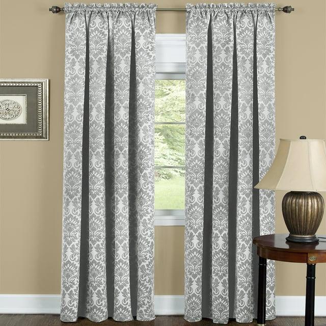 Achim Sutton Window Curtain Panel 52x63 - Silver