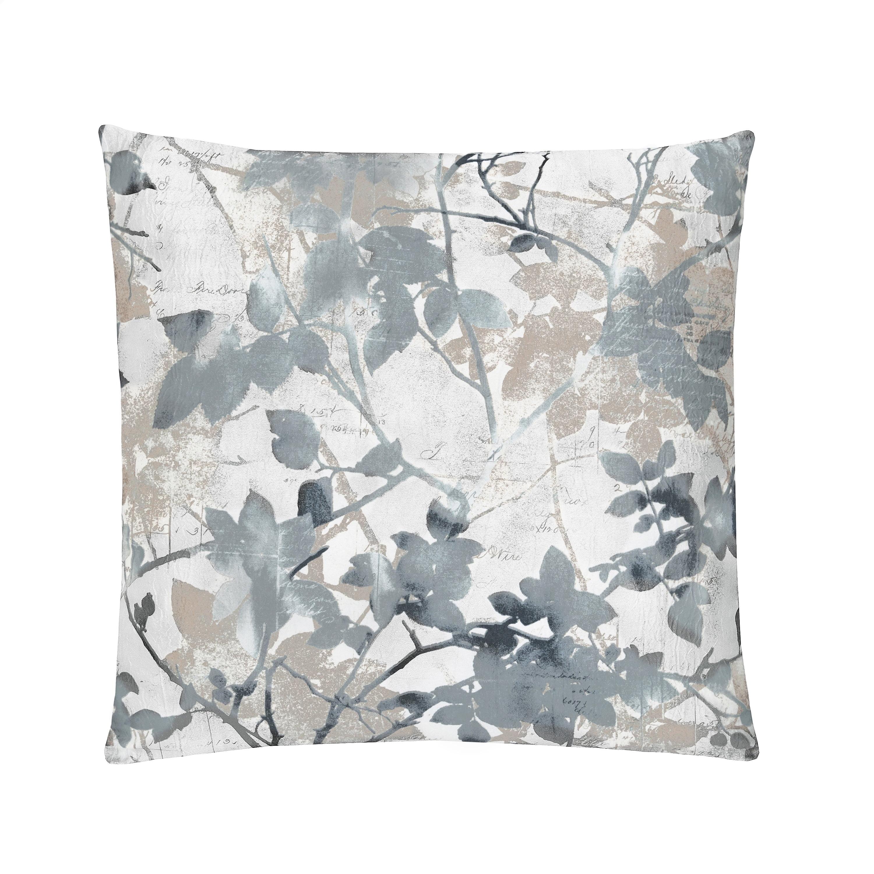 Tranquil Mist 18" Square Polyester Throw Pillow