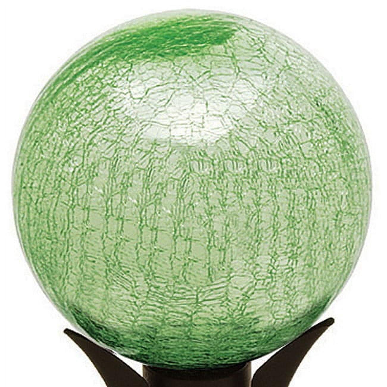 Light Green 10-inch Crackle Glass Gazing Globe