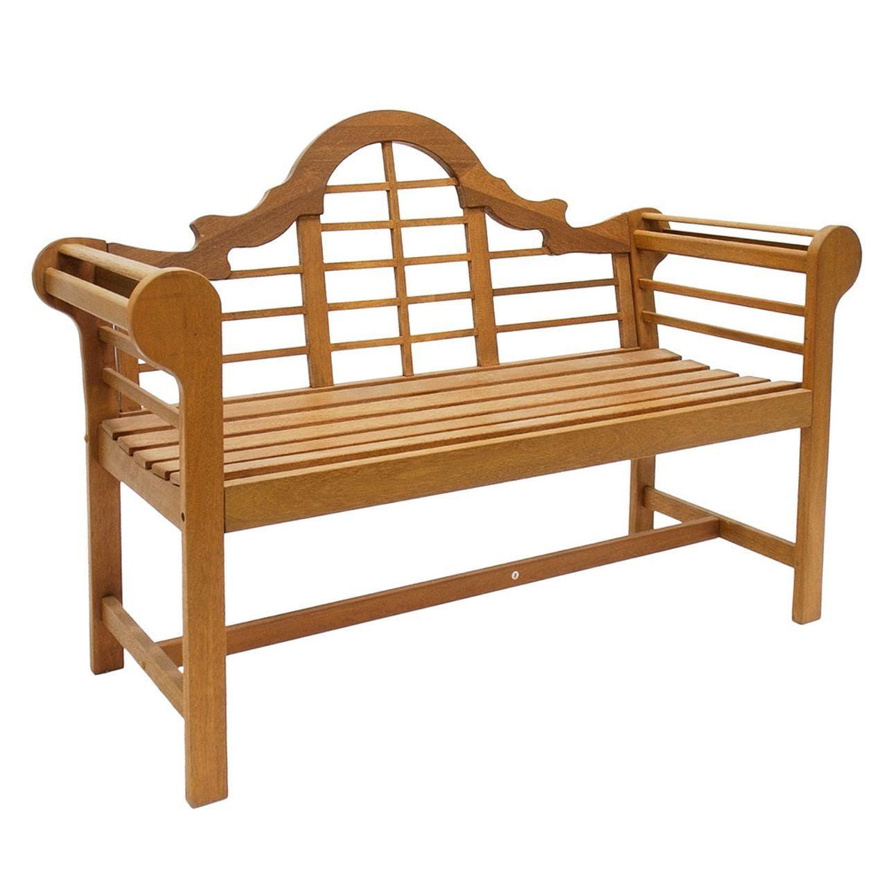 Natural Eucalyptus Grandis Wood Garden Bench