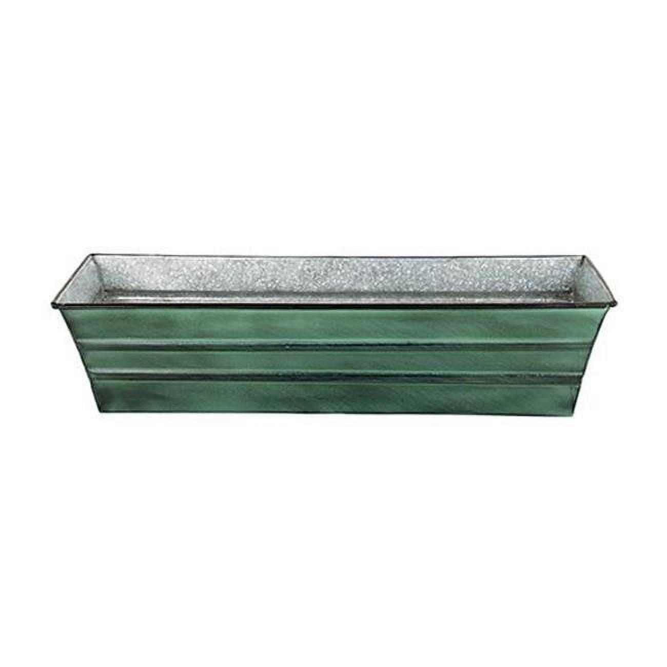 Small Galvanized Metal Rectangular Planter Box - ACHLA Designs