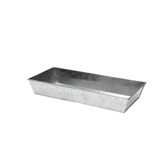 Versatile Galvanized Steel Tray Antique Finish - ACHLA Designs