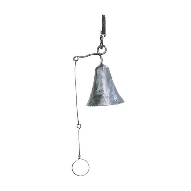 Small Graphite Wrought Iron Indoor/Outdoor Knocker Bell