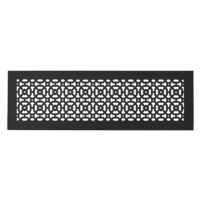 Achtek Air Return 6"x24" (Overall Size 8"x24") | Cast Aluminum Air Grille | HVAC Duct Cover for Home Ventilation