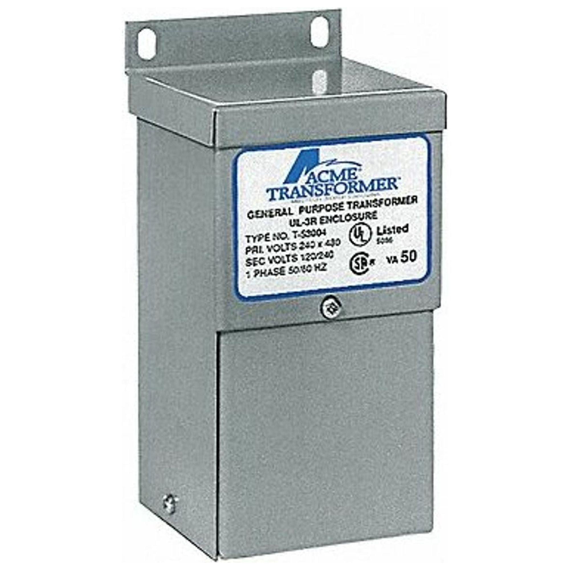 Acme 150VA Gray Steel Wall-Mount Distribution Transformer