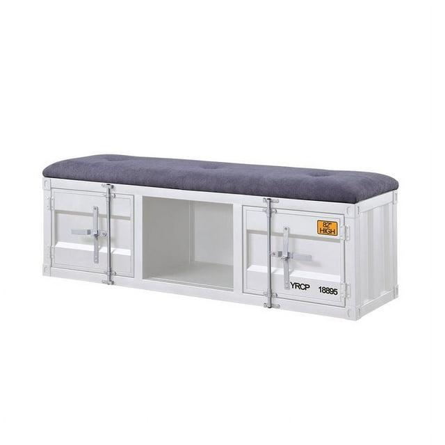 Acme Cargo Fabric Upholstered Storage Bench