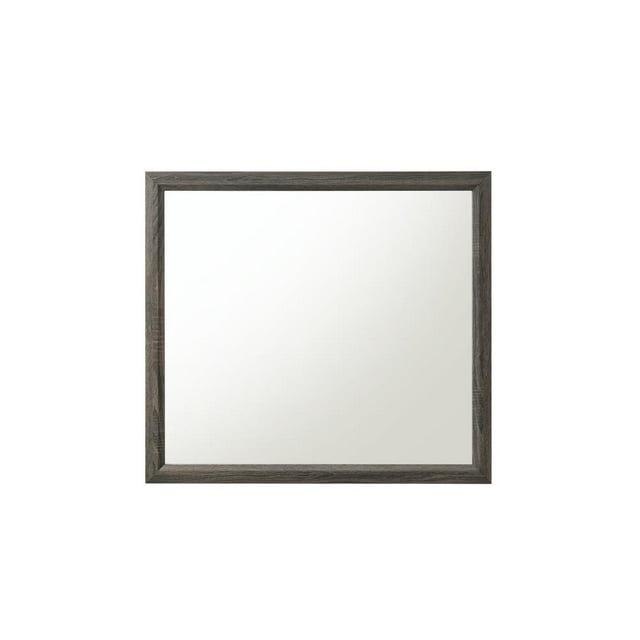 Acme Furniture Valdemar Mirror, Weathered Gray (27054)