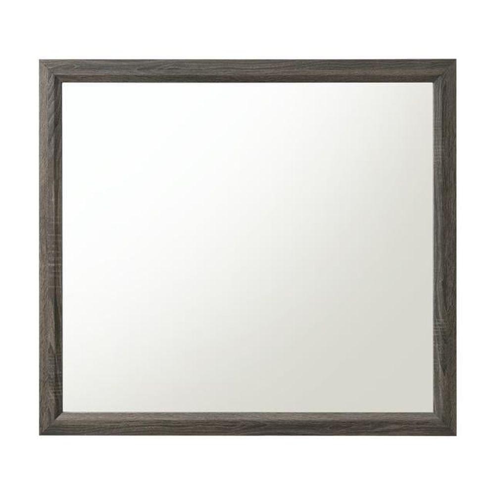 Acme Furniture Valdemar Mirror, Weathered Gray (27054)