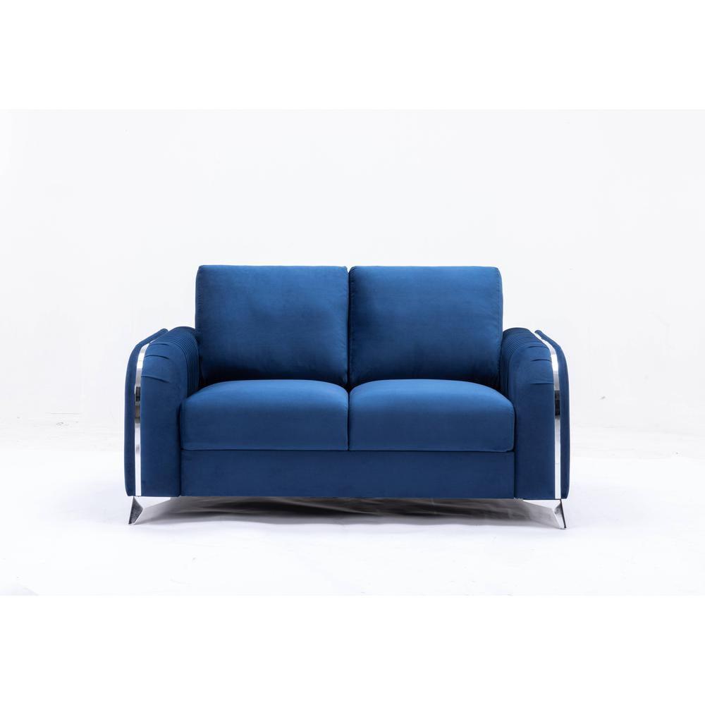Acme Furniture 91" Wenona Sofa Blue Velvet