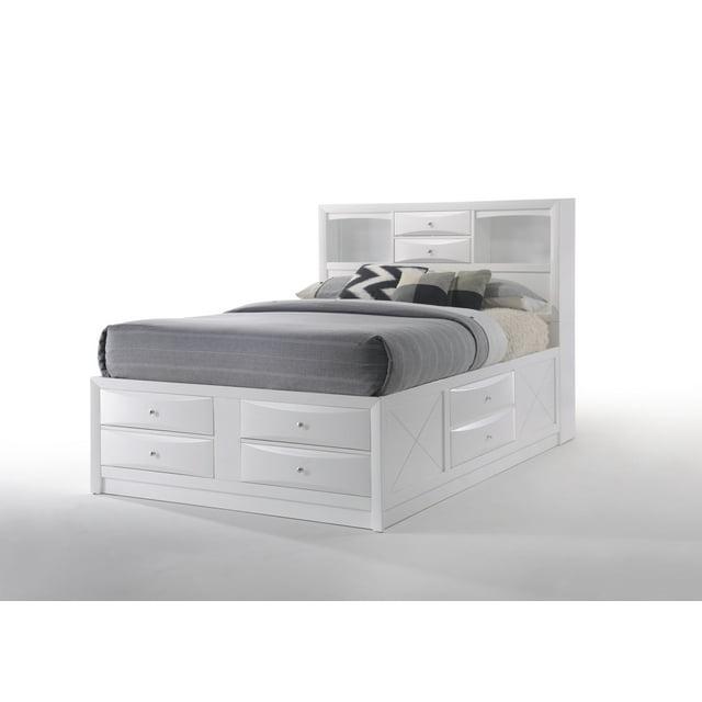 Acme Furniture 91" Queen Ireland Bed White