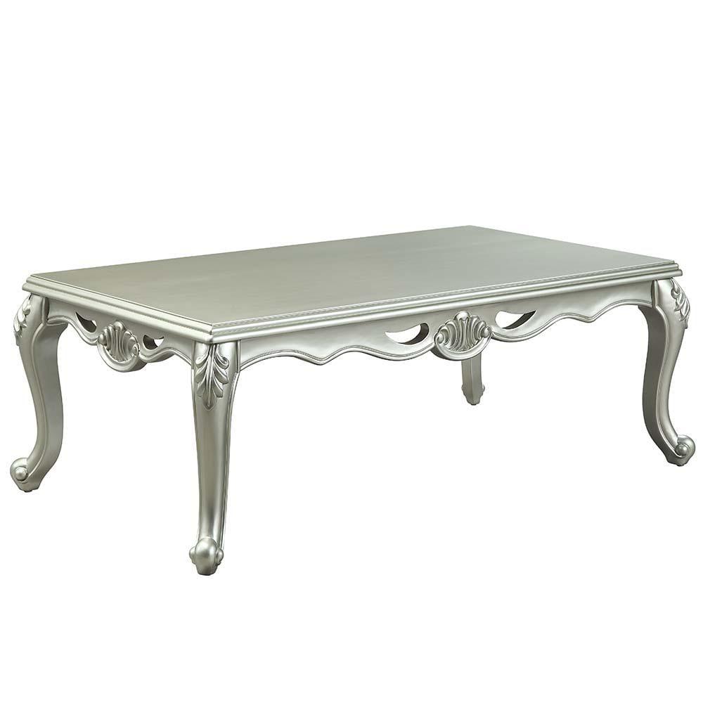 58" Qunsia Coffee Table Champagne Finish - Acme Furniture