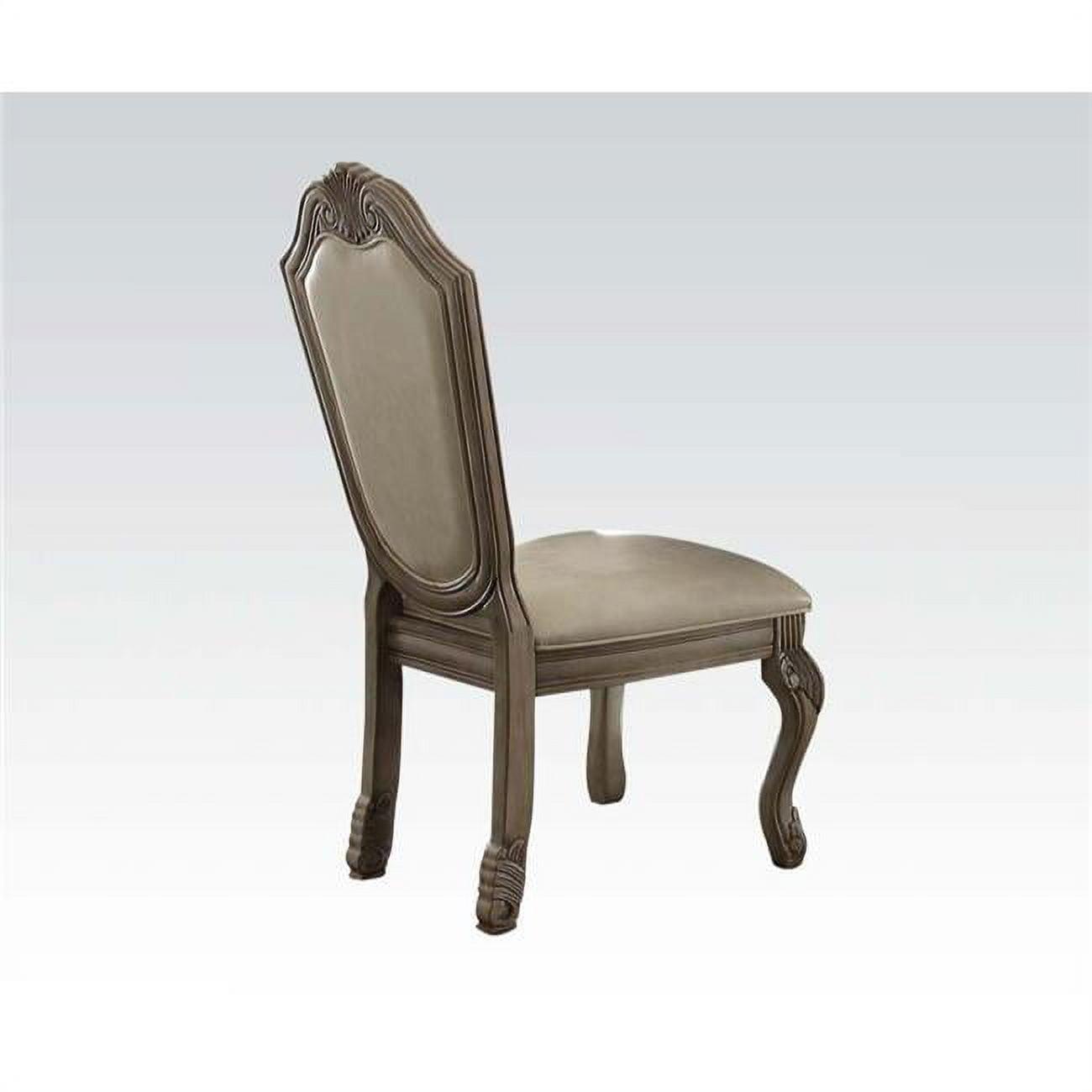 Acme Furniture Chateau De Ville Dining Chairs Armless White Finish