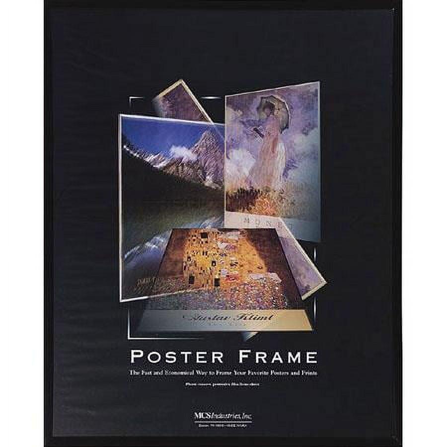 Acrylic & Corrugated Back Poster Frame For a 18x24" Photograph, Black #22834
