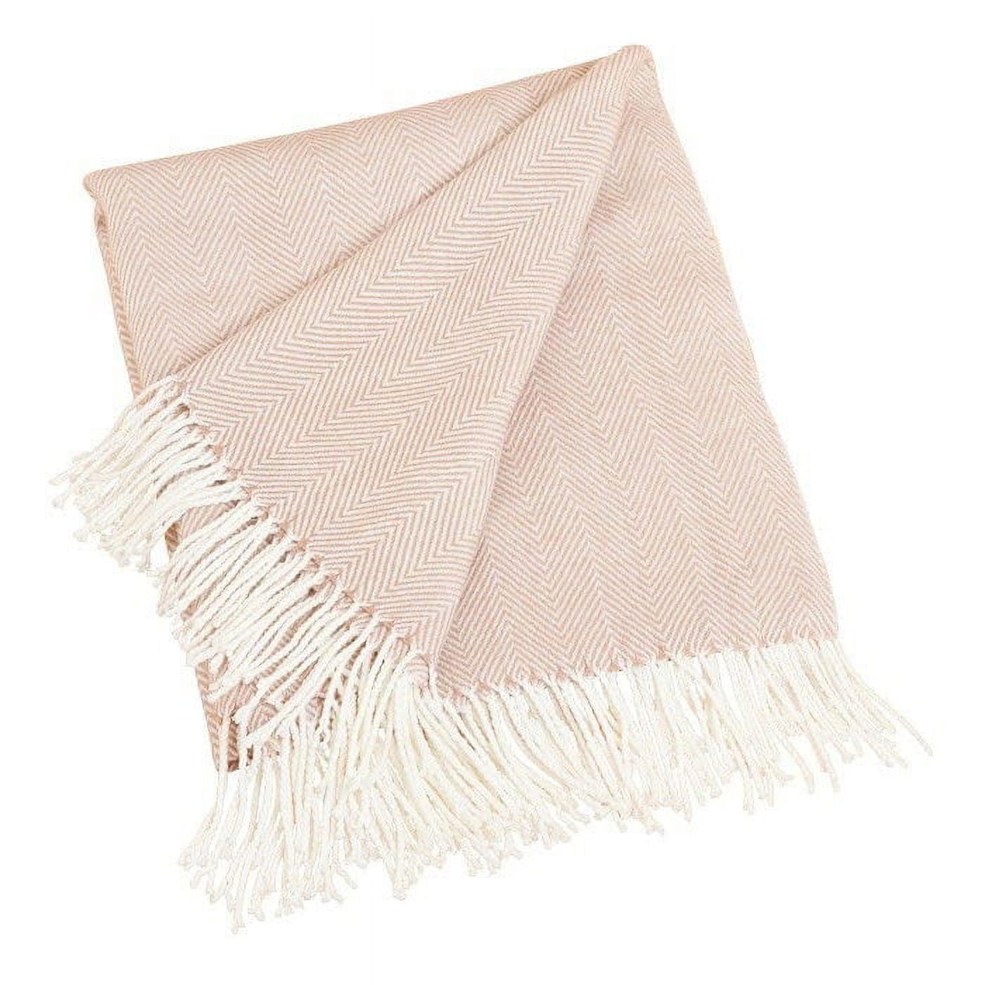Saro Sevan Collection Hand Woven Throw Blanket