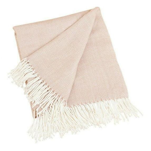 Saro Sevan Collection Hand Woven Throw Blanket