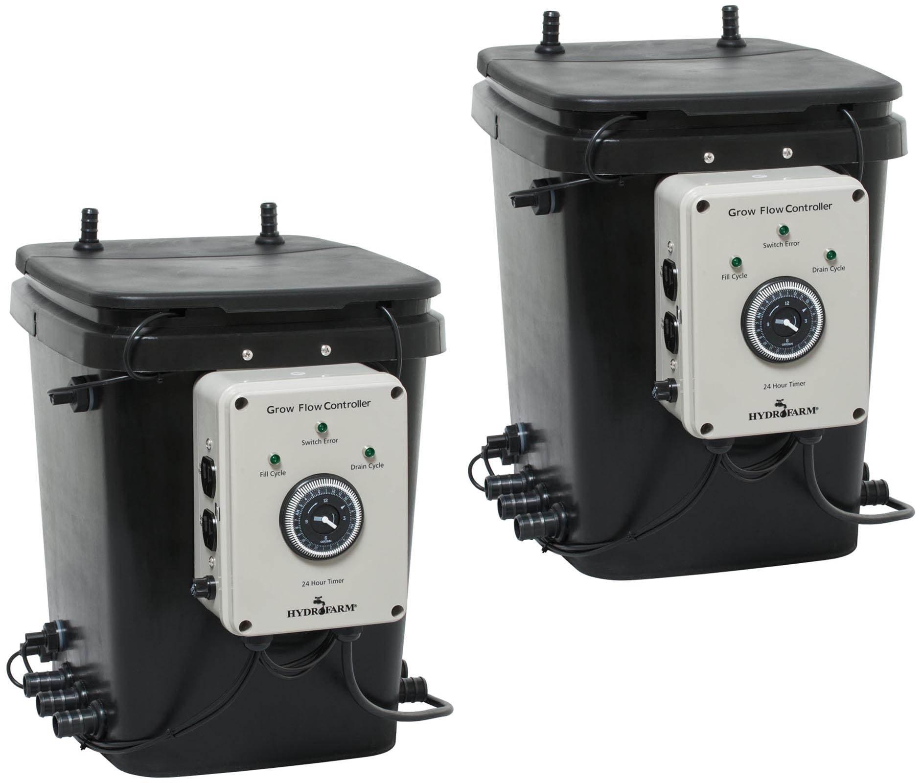 Active Aqua Black and Gray Grow Flow Controller Units with Pumps