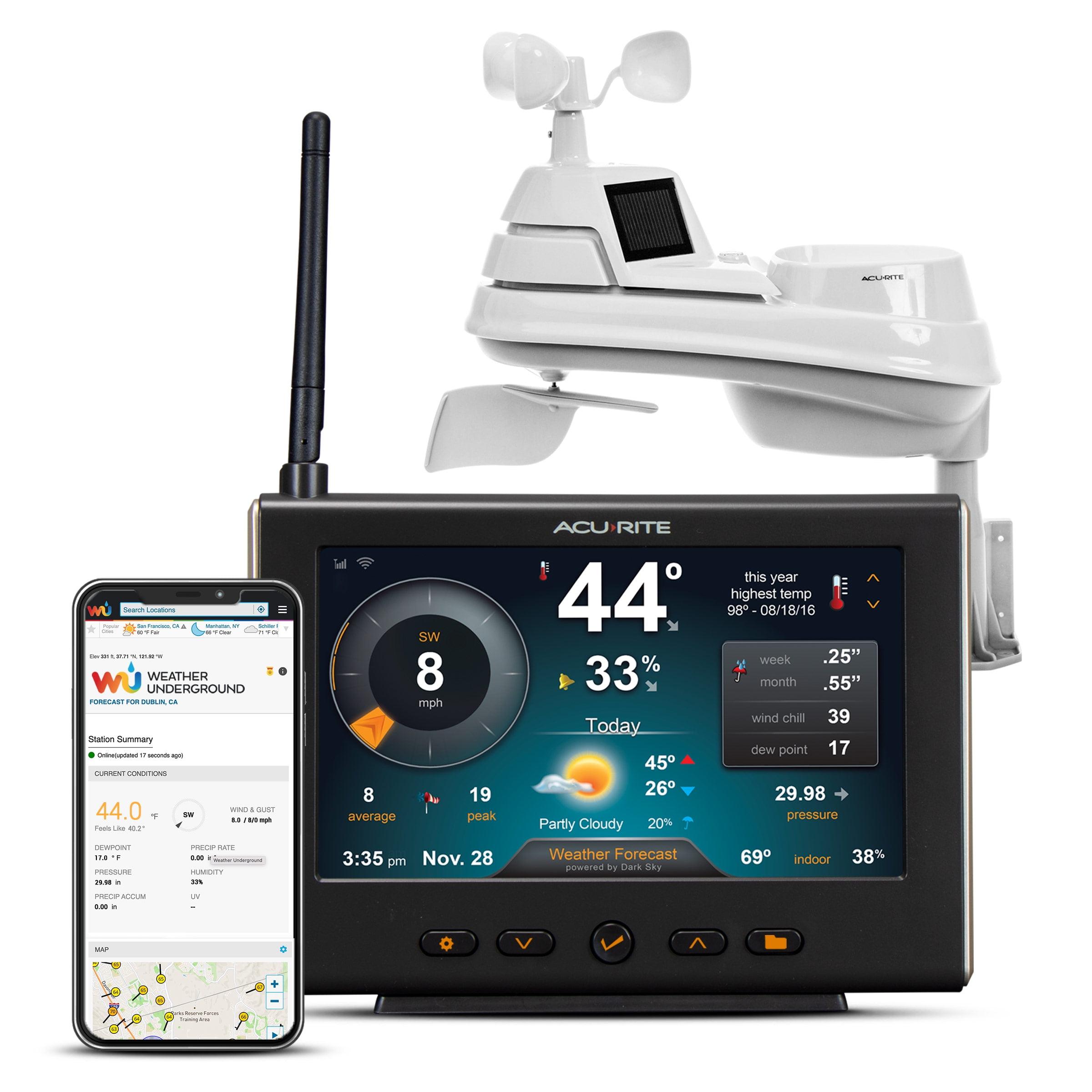 AcuRite Iris Wireless Weather Station with HD Display and Wi-Fi