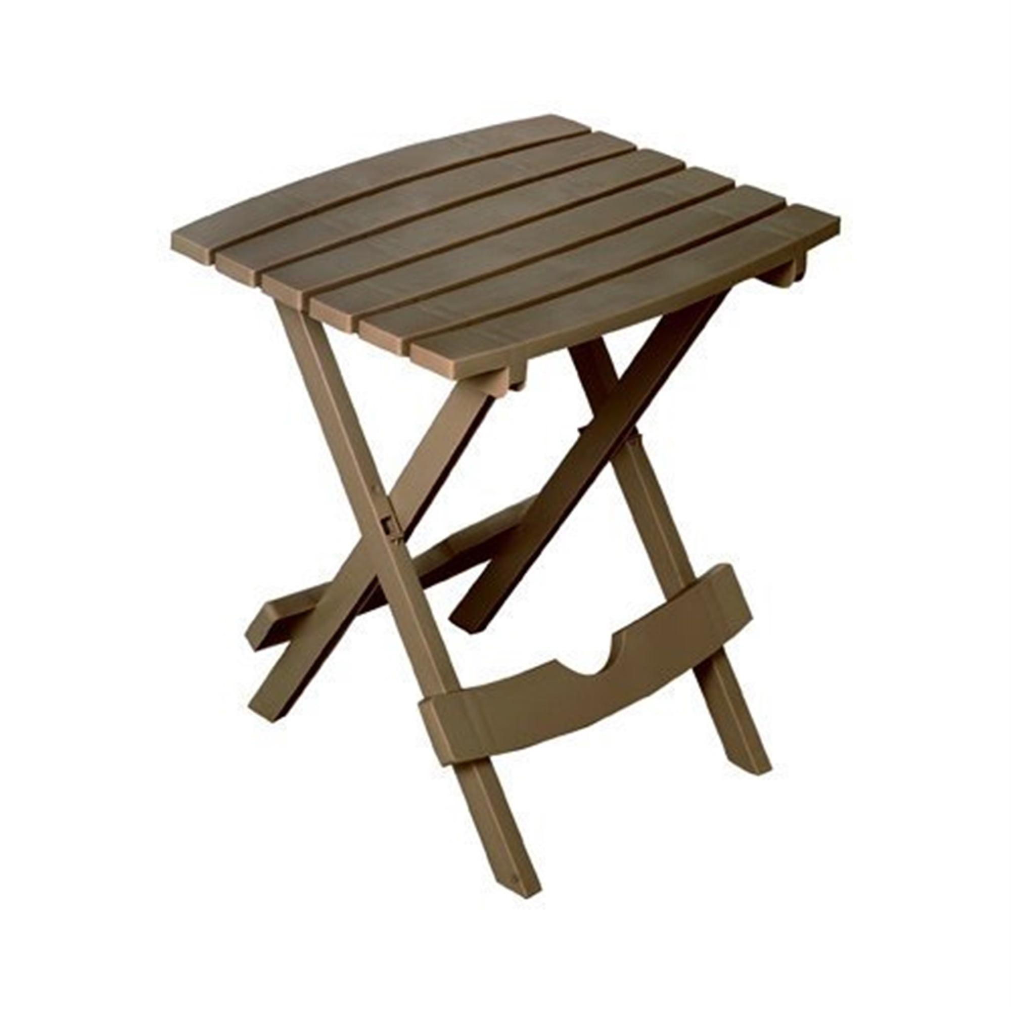 Portobello Resin Folding Side Table - UV and Weather Resistant