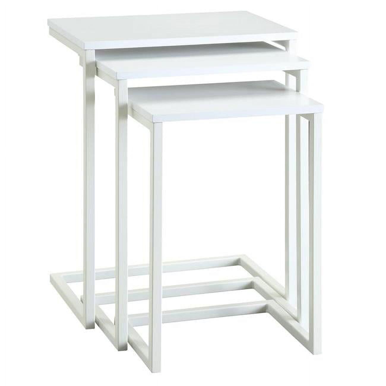 Carolina Living Caroline Nesting Table Set White