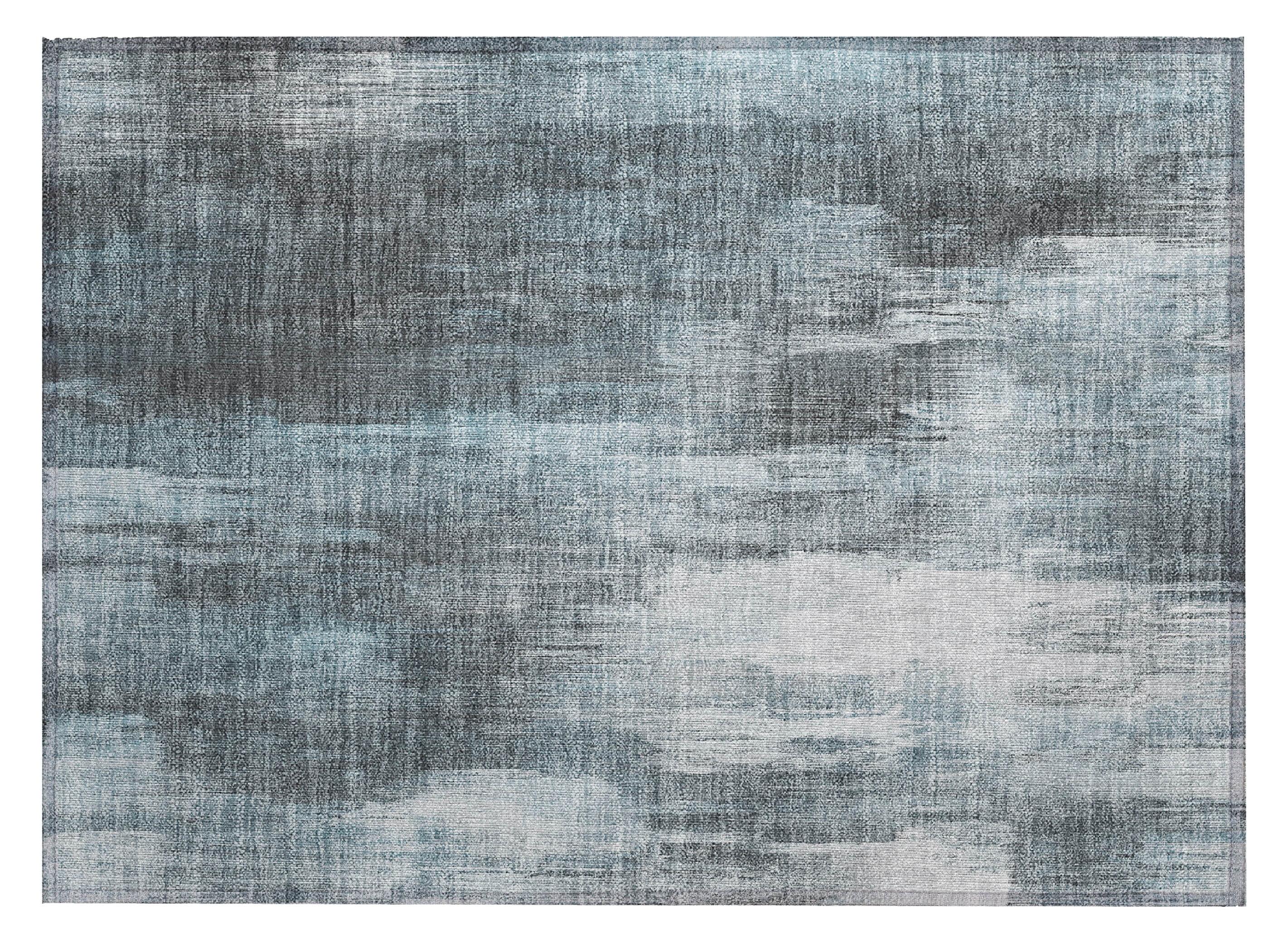 Addison Rugs Chantille ACN567 Teal 1'8" x 2'6" Indoor Outdoor Scatter Rug, Easy Clean, Machine Washable, Non Shedding, Entryway, Bedroom, Living Room, Dining Room, Kitchen, Patio Rug