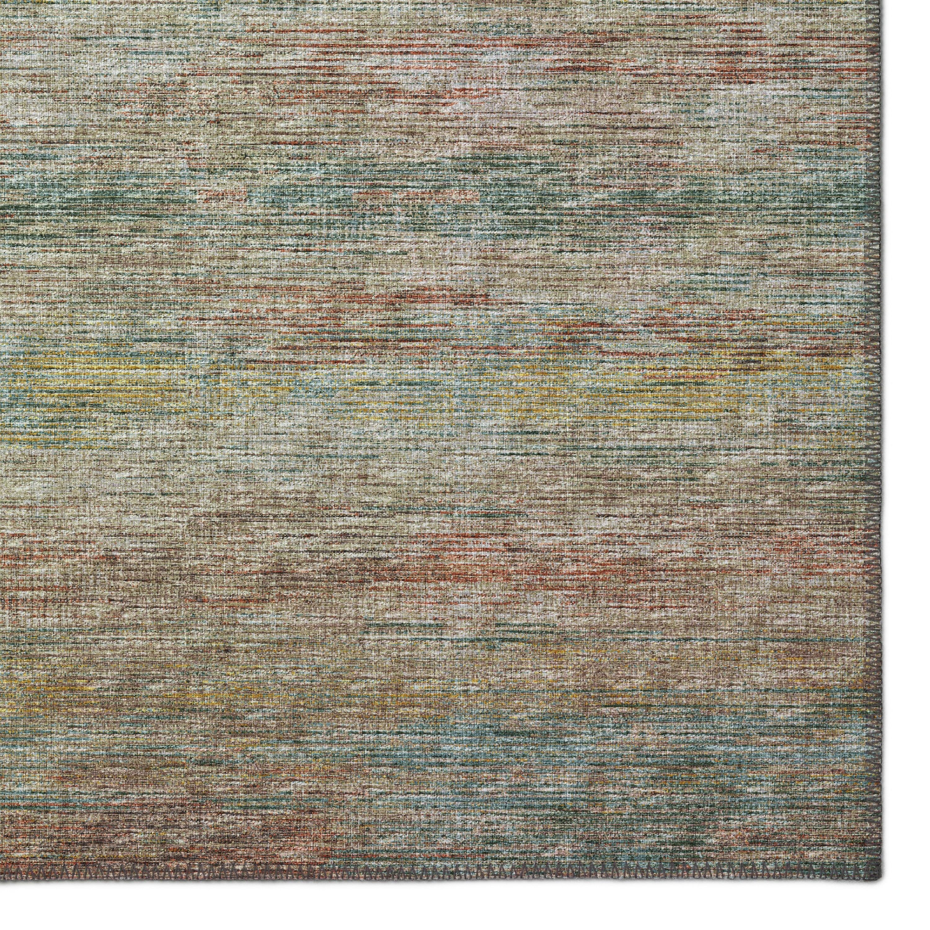 Addison Rugs Indoor/ Outdoor Marston Dynamic Transitional Striped Washable Area Rug 3' x 5' - Multi