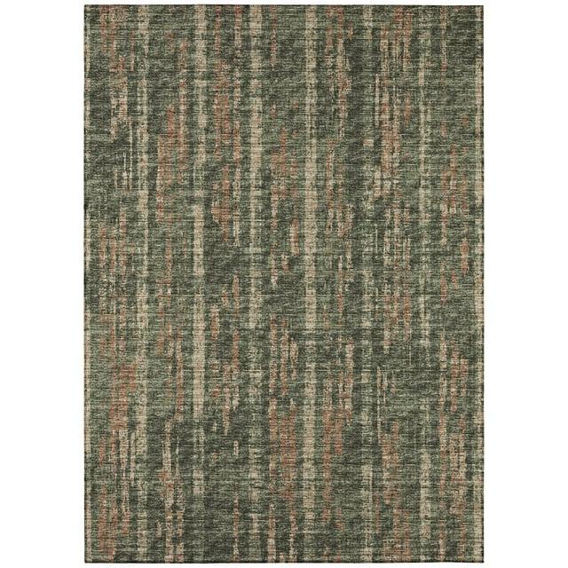 Addison Rugs Indoor/Outdoor Rylee Modern Stripes Washable Rug 8' x 10' - Green