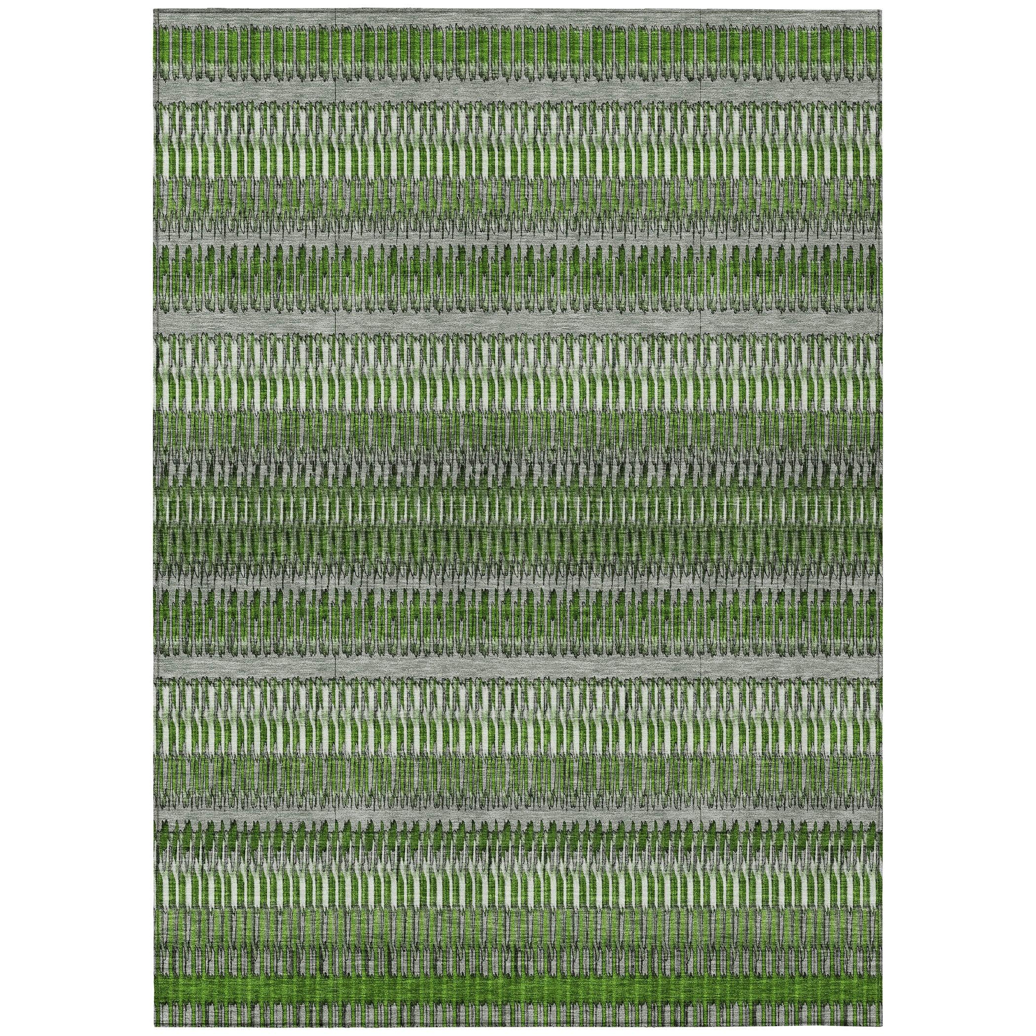Addison Rugs Machine Washable Indoor/ Outdoor Chantille Moroccan Boho Rug Green - 9' x 12'