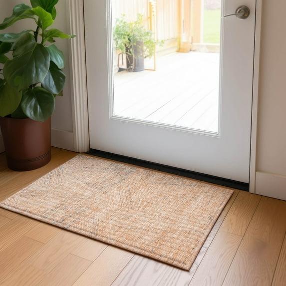 Chayden ACN991 1'8" x 2'6" Machine Washable Gray Indoor/Outdoor Area Rug