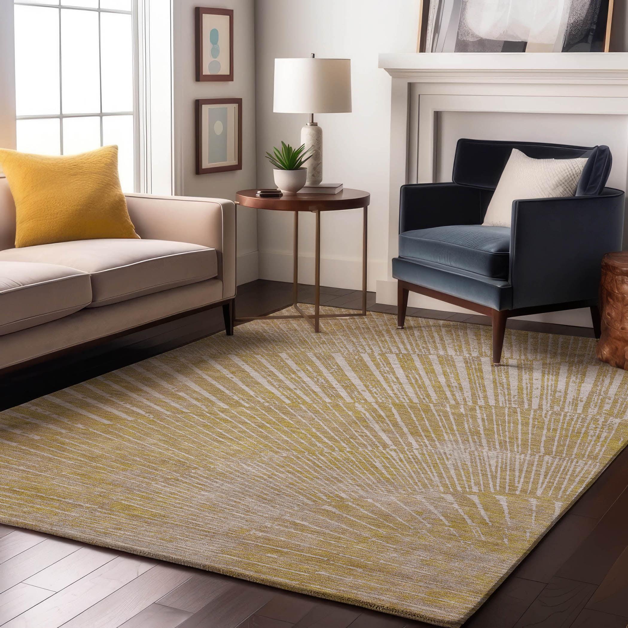 Cerrito Area Rug with Non-Slip Backing