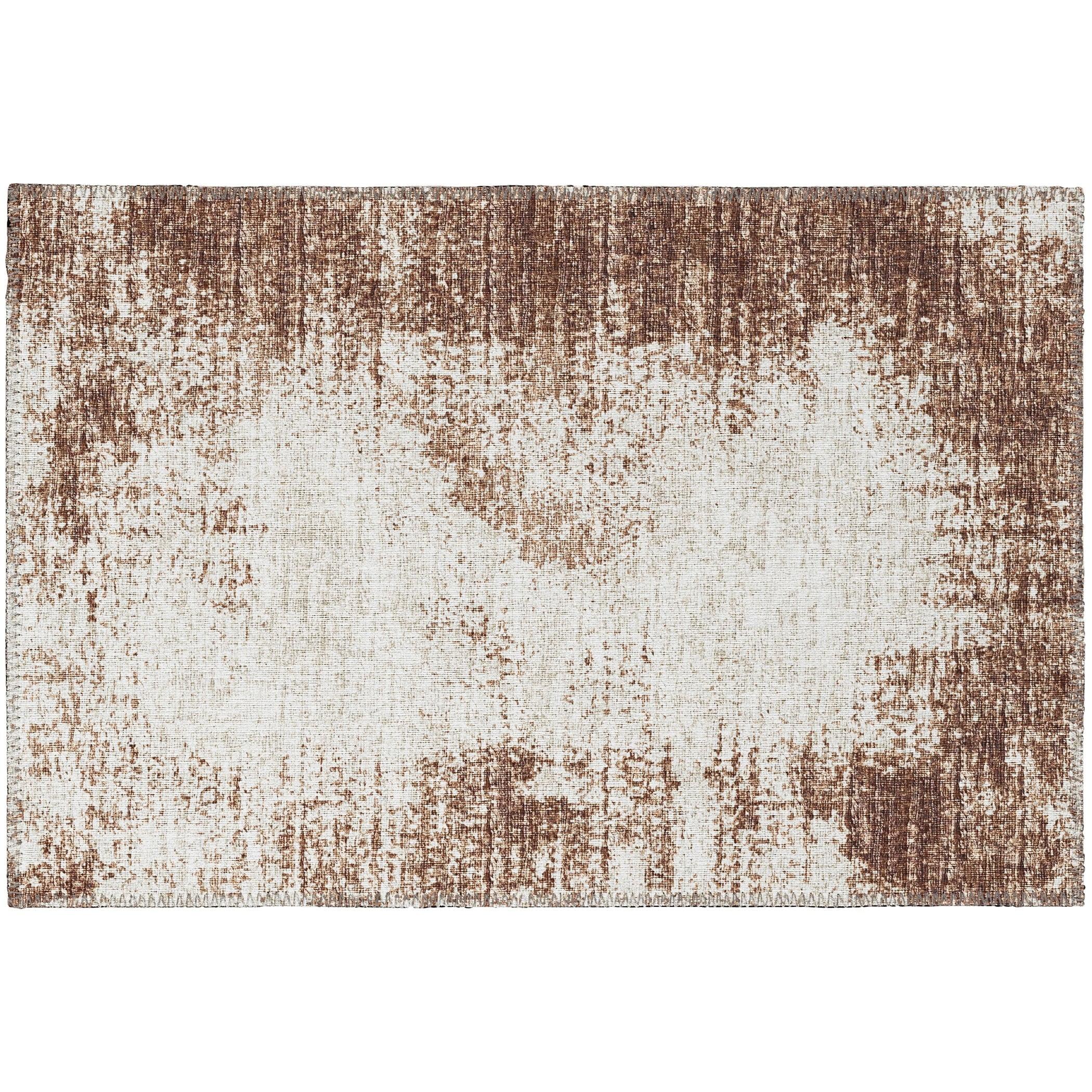 Addison Rugs Rylee Brown Transitional Abstract 1'8" x 2'6" Accent Rug Brown ARY31