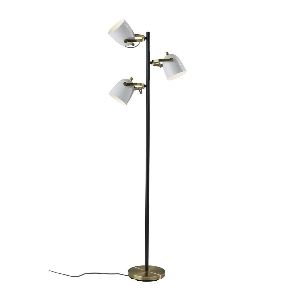 Kenneth Metal 3-Light Floor Lamp (65")