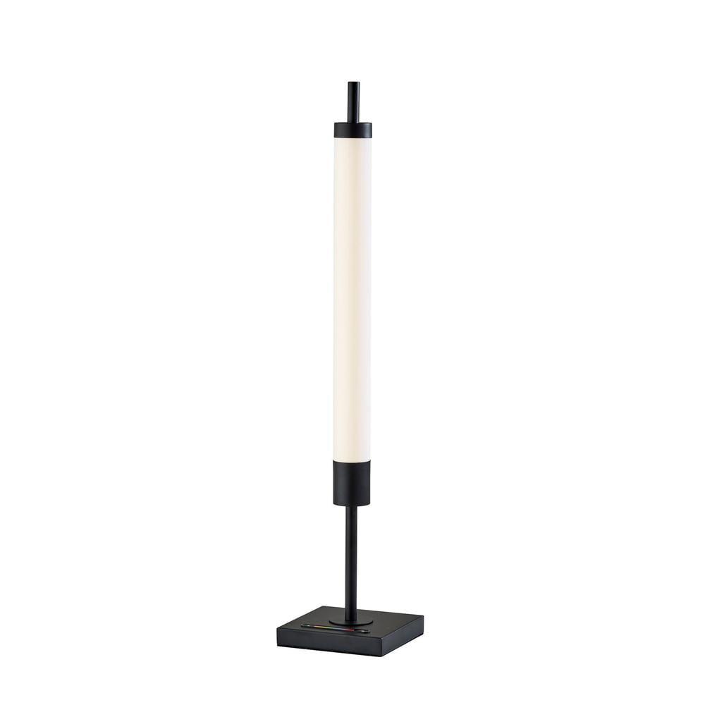 Collin LED Table Lamp Black with Touch Switch & RGB Spectrum - Adesso