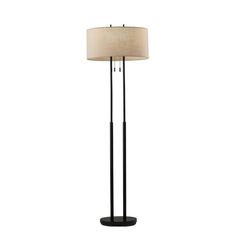 Tuppence Metal Floor Lamp (62")