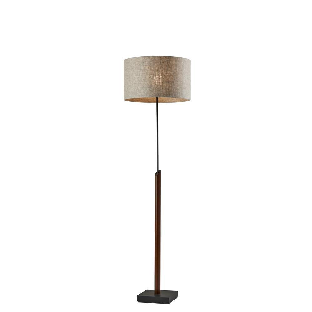 Cornelius Wood Floor Lamp (53")