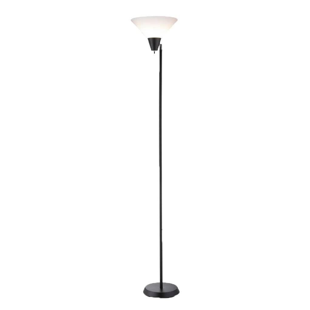 Adesso Slim Black Adjustable Swivel Outdoor Floor Lamp